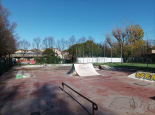 pista skateboard - nel Parco Cervi