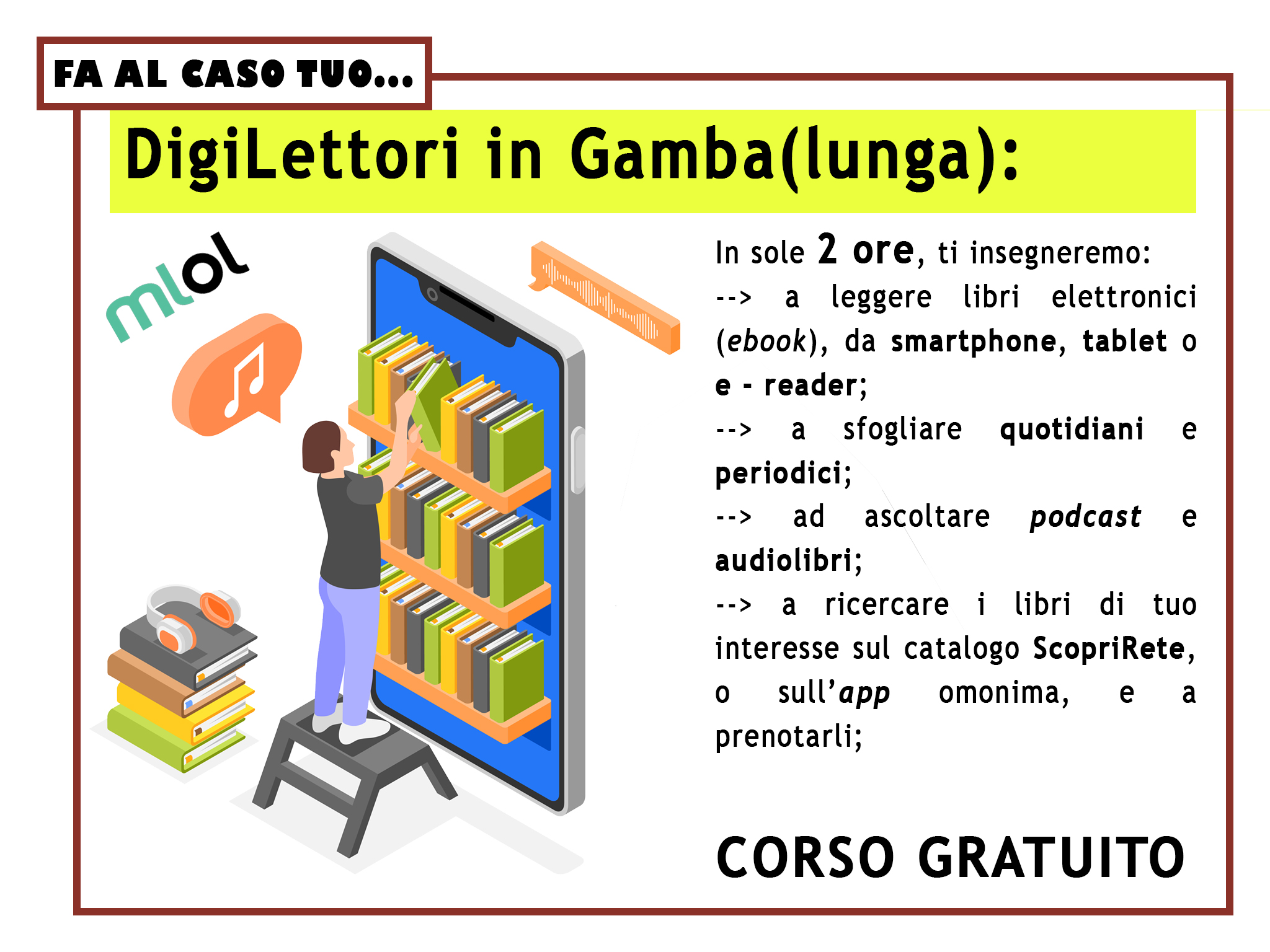 digitale facile in biblioteca Gambalunga