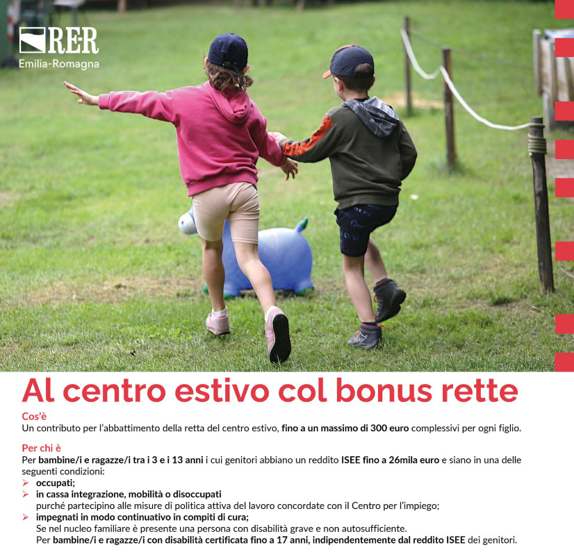 Al centro estivo con il bonus rette