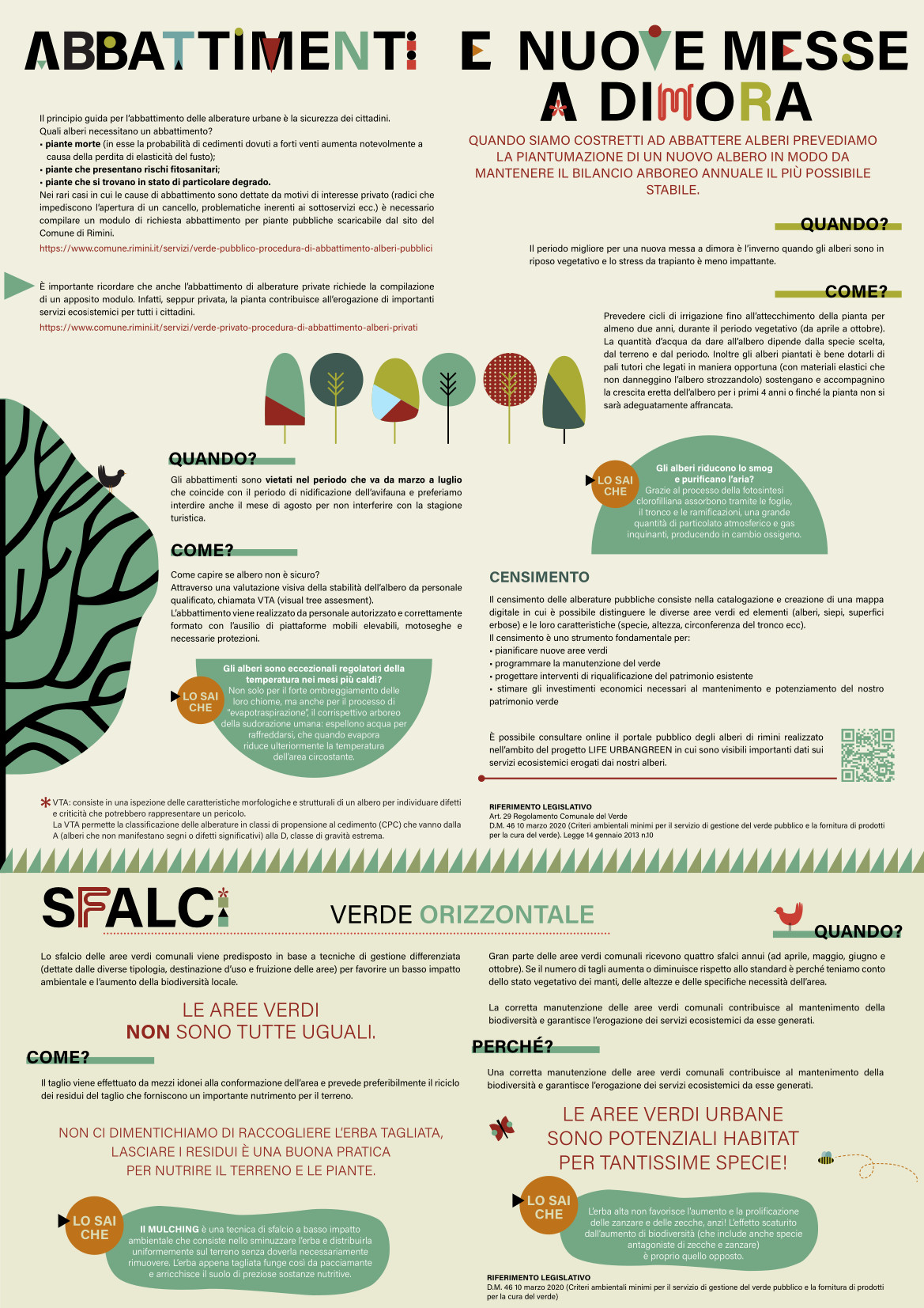 Prendersi cura del verde ABBATTIMENTI RIPIANTUMAZIONI