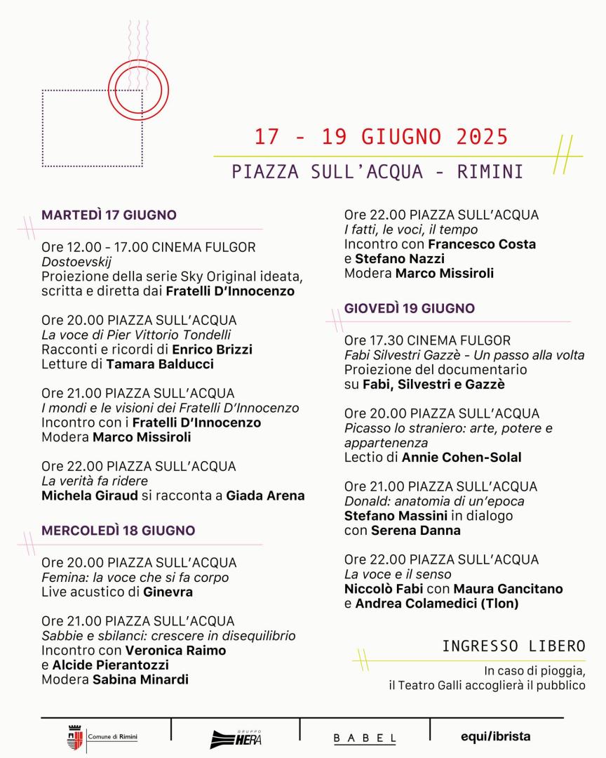 Programma Biglietti agli amici 2025