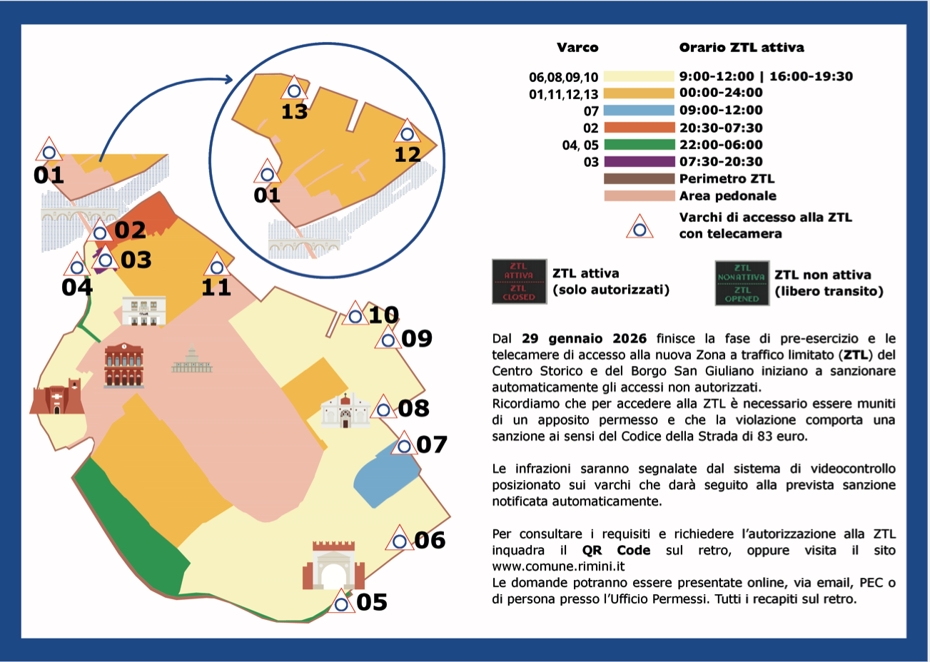 Mappa ZTL Centro Storico