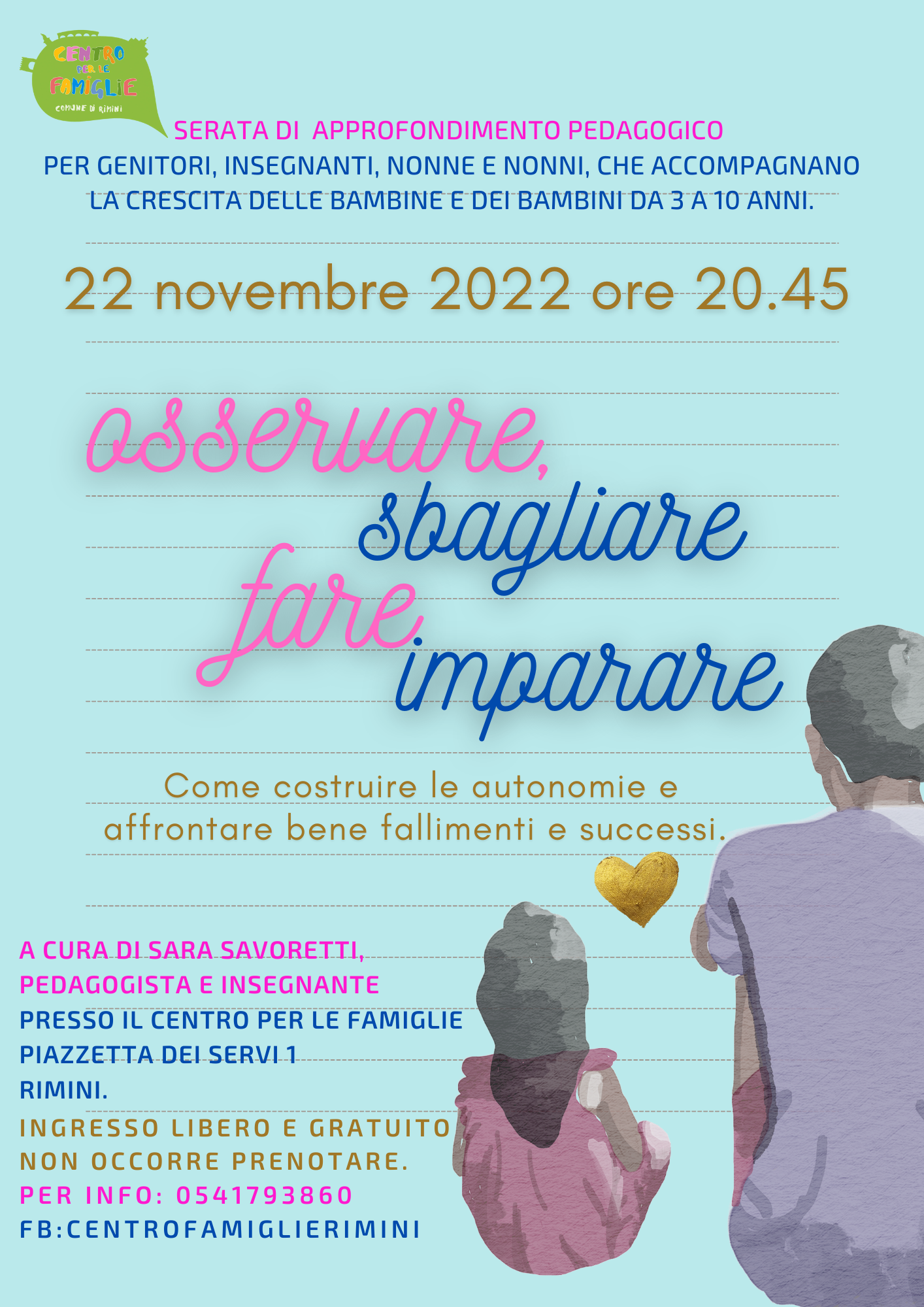 22 novembre - centro per le famiglie 