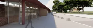 Accesso stazione lato mare