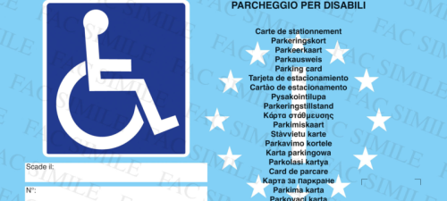 Richiesta contrassegno di sosta per disabili