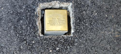 Pietra di inciampo Walter Ghelfi