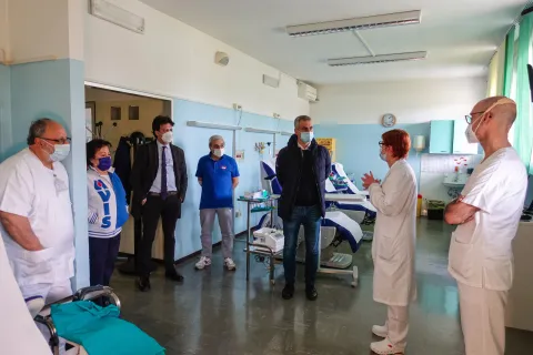 Assessori Sadegholvaad e Morolli presso Avis