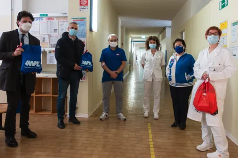 Assessori Sadegholvaad e Morolli presso Avis