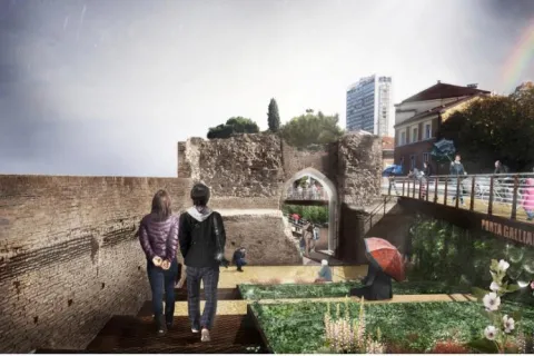 Porta Galliana - rendering