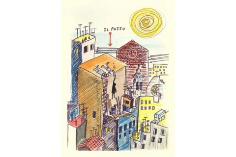 disegni di Fellini