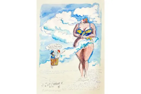 disegni di Fellini