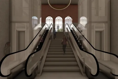 rendering sottopasso stazione