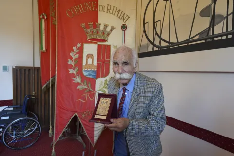 Italo di Fabio ricevuto in residenza comunale