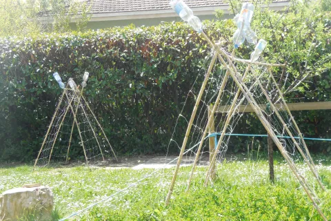 capanne in giardino
