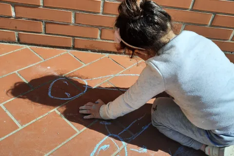 gioco in terrazzo