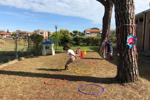 in giardino