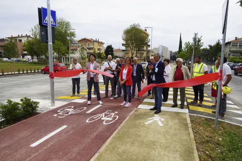Inaugurazione lavori Via Fantoni