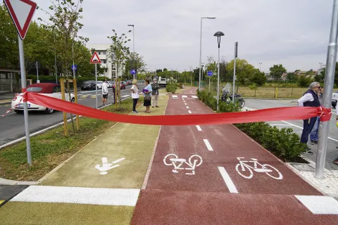 pista ciclabile Via Fantoni
