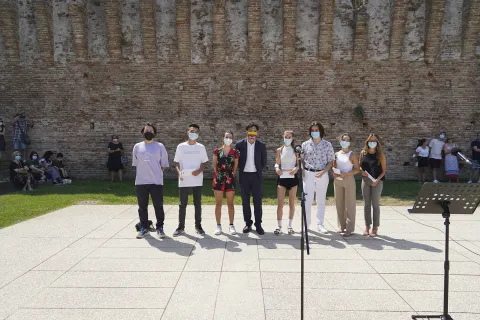 premiazione supermaturi piazza Francesca da Rimini 