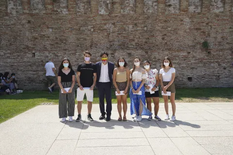 premiazione supermaturi piazza Francesca da Rimini 