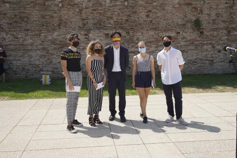 premiazione supermaturi piazza Francesca da Rimini 