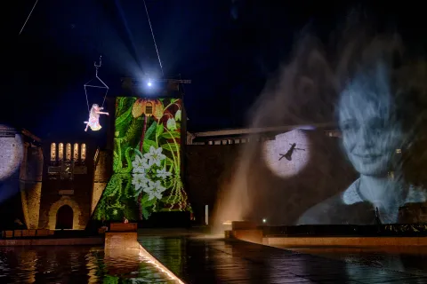 spettacolo apertura Fellini Museum