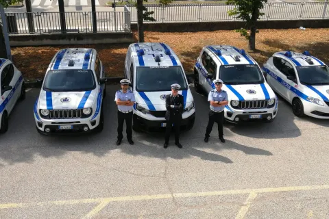 nuovo parco auto dei vigili