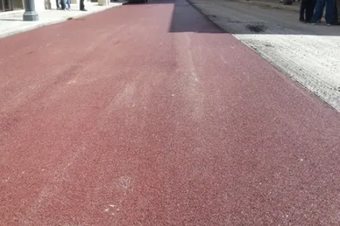 asfalto rosso