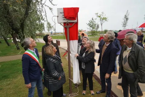 Inaugurazione giardino Arpesella
