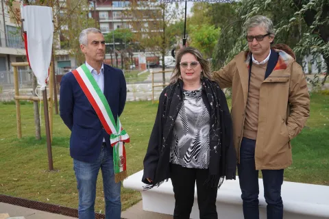 Inaugurazione giardino Arpesella