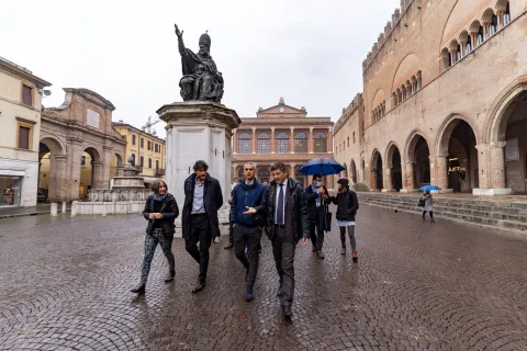 Il Magnifico Rettore dell’Università di Bologna, Francesco Ubertini,, in visita a Rimini