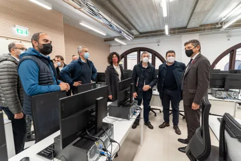 Alcuni momenti della visita