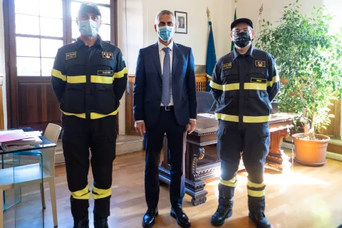 Incontro con il nuovo comandante dei Vigili del Fuoco di Rimini 2