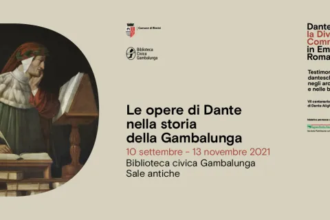 Cartolina mostra Dante