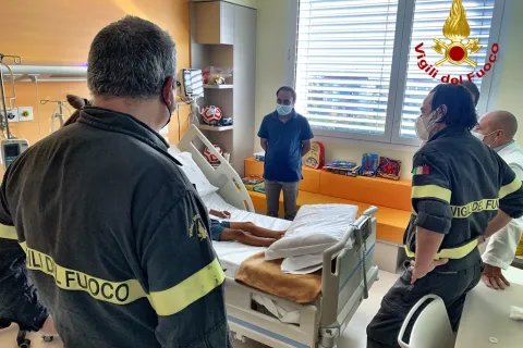 Tamim all'ospedale di Rimini