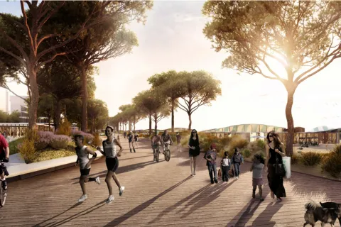 rendering parco del mare