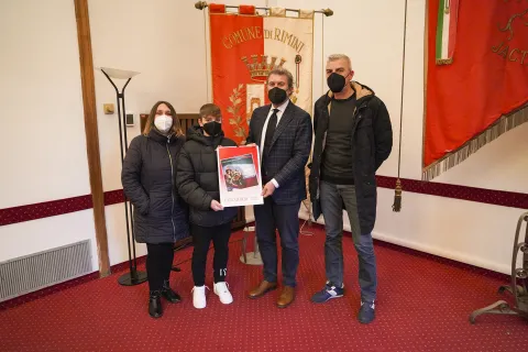 L’assessore Moreno Maresi e Gianmaria Ibidi