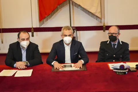 Conferenza stampa sul bilancio dell'operato della Polizia Locale