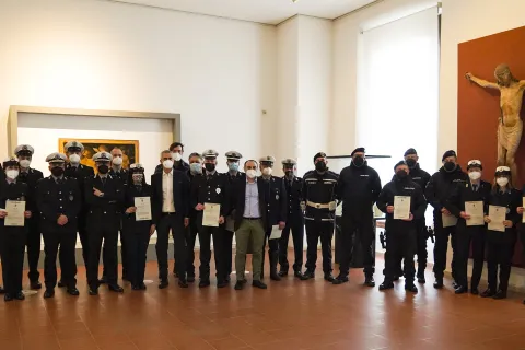 Encomio agli agenti di Polizia Locale