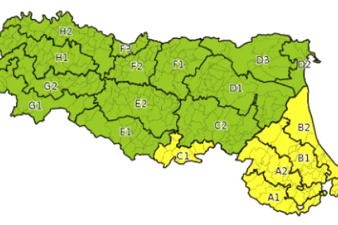 ALLERTA GIALLA 11/01/2022