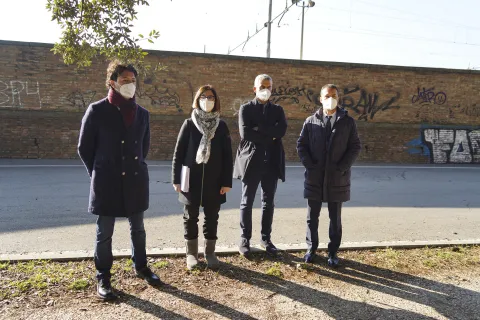 sopralluogo alla stazione lato Via Monfalcone