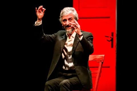 Ascanio Celestini in "Museo Pasolini" credits Musacchio Ianniello Pasqualini