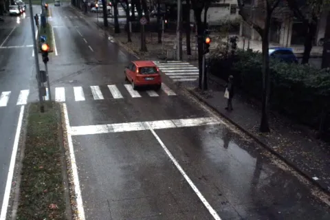 passaggi col rosso registrati dalle telecamere 