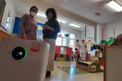 purificatori alla scuola girotondo