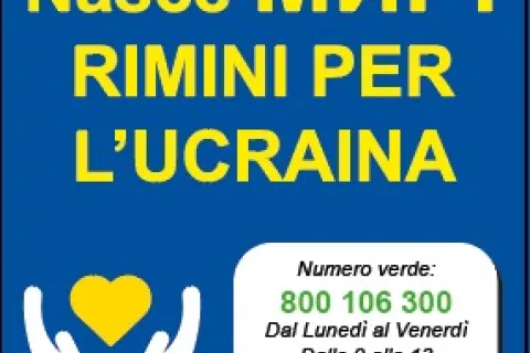 locandina Rimini per l'Ucraina