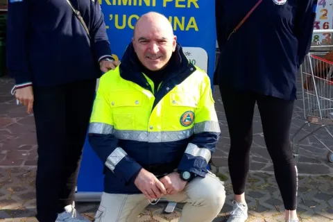 Consegna aiuti alle famiglie ucraine