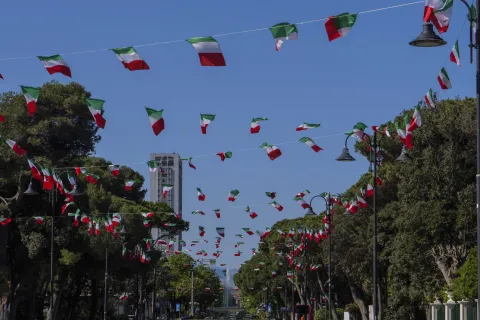 preparativi adunata alpini 2022