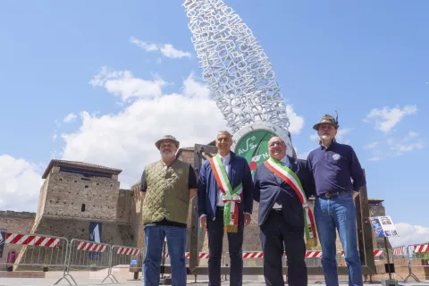 preparativi adunata alpini 2022