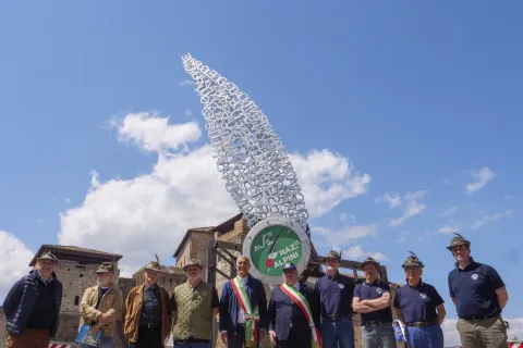 preparativi adunata alpini 2022