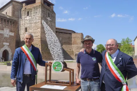 preparativi adunata alpini 2022